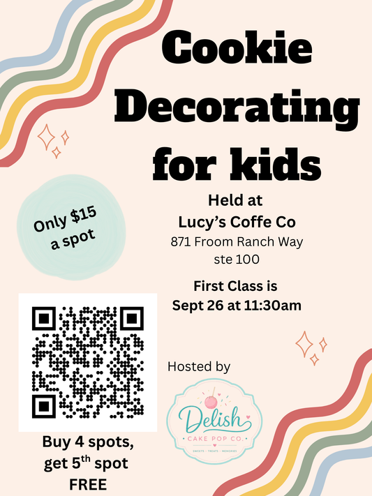 Cookie Decorating at Lucy’s Coffee Co- SLO marketplace