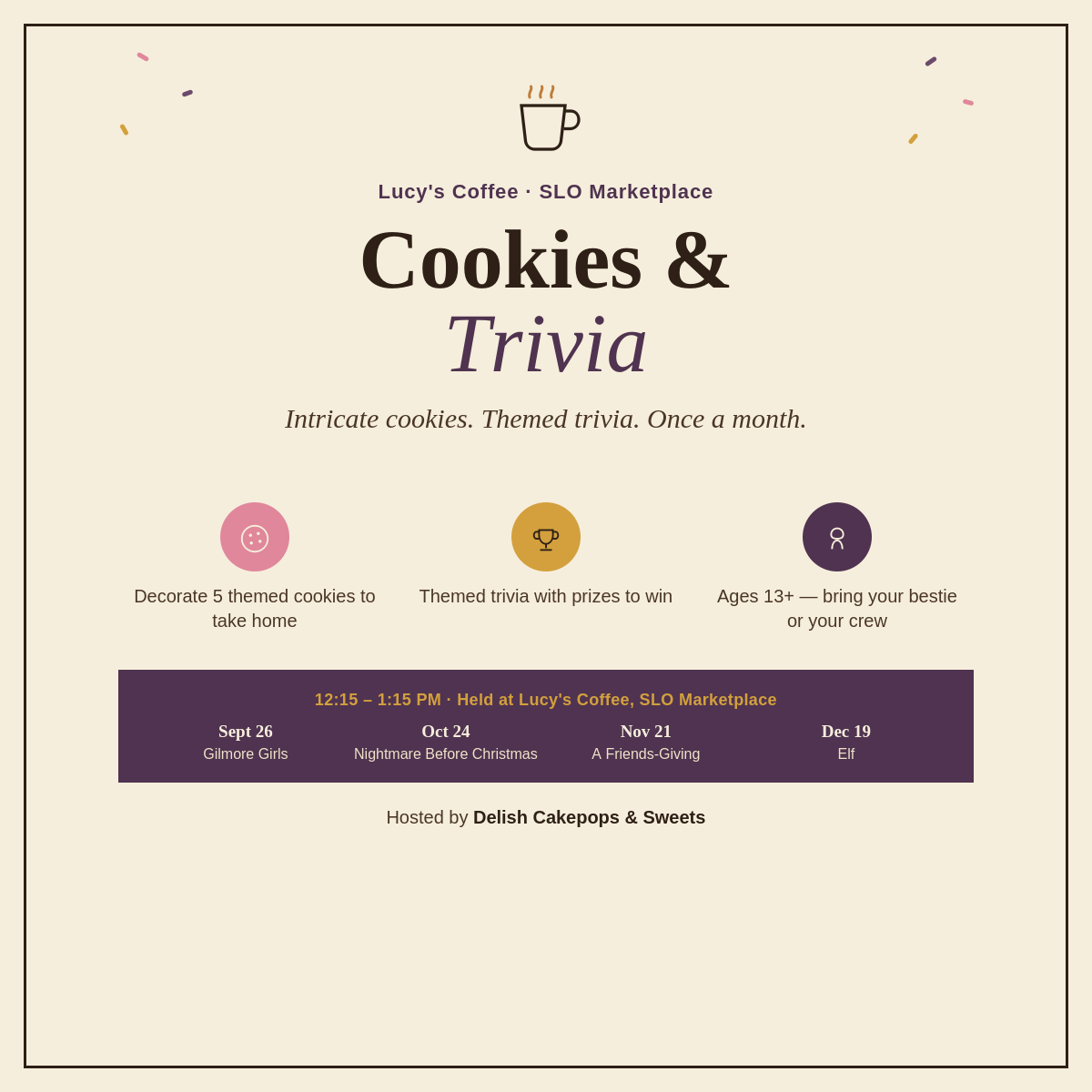 COOKIES & TRIVIA