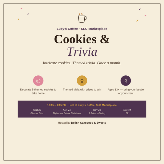 COOKIES & TRIVIA