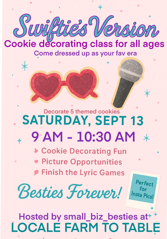 BAKERSFIELD- Swiftie’s Version- Cookie Decorating Class