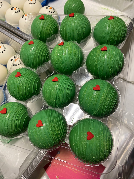 GRINCH COCOA BOMBS